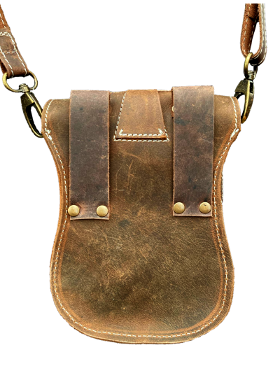 Trollfelsen Mittelalter Gewandung Beutel Tasche Leder Aleidis Braun _2_